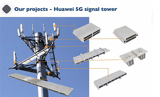 Aluminum Parts for 5G Signal Tower