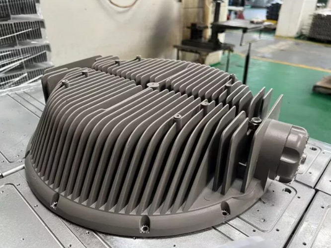 Die casted heat sink